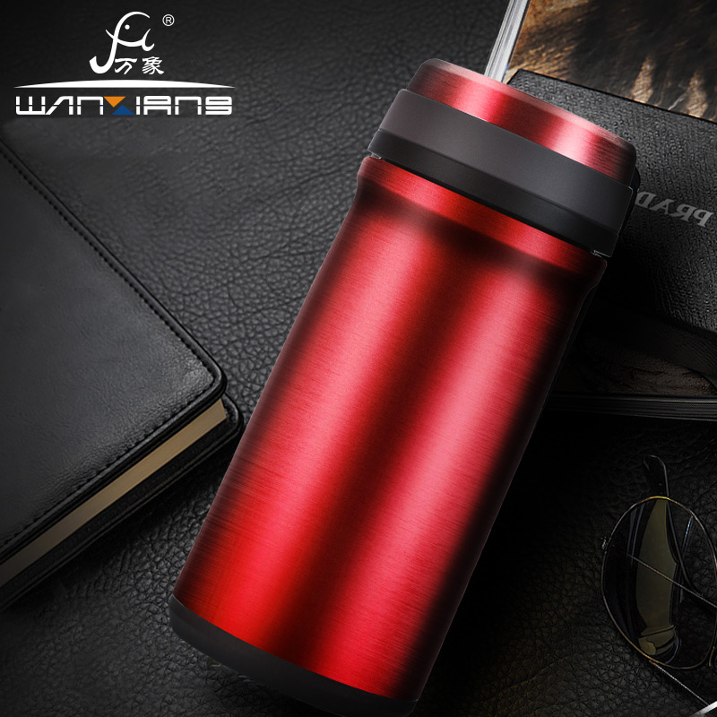 Vientiane F10 insulated cup 304 double layer stainless steel insulated accompanying cup office subcup stylish tea cup 400ML