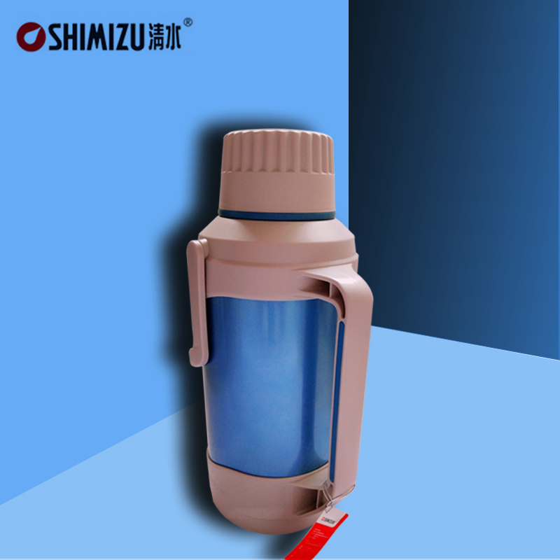 Clean water SM-3341-032 hot water bottle glass liner insulated bottle open water bottle office warm bottle student with kettle