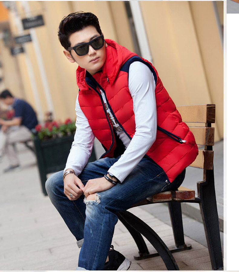 Débardeur homme Cotton vest SALADENMON pour automne - Ref 1584266 Image 21