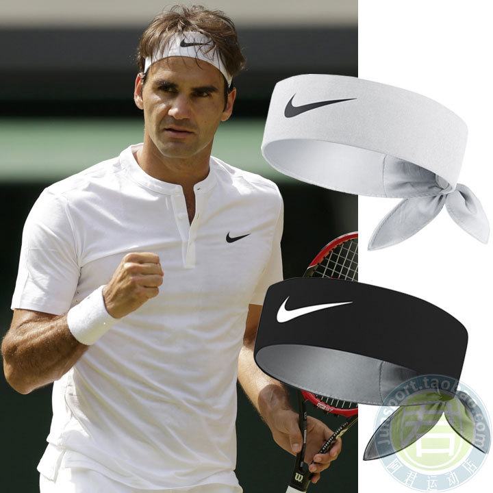 Nike Tennis Headband Federer/Nadal Australian Open Wimbledon Sports Headband Supportive Soft Comfortable Dd4490