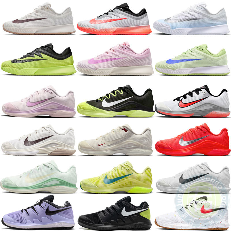 Nike Women's Sneakers 2026 Summer Model Zheng Qinwen French Open Us Open Tennis Shoes Air Cushion Lightweight Fz2158Fv5554