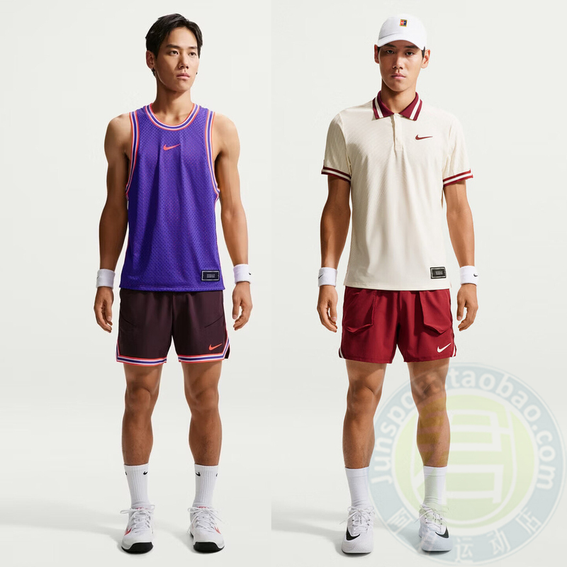 Nike Tennis Clothing for Men 2026 Summer Us Open Alcaraz Sinner Sports Short-Sleeved Shorts Quick-Drying Vest Nike Tennis Clothing for Men 2026 Summer Us Open Alcaraz Sinner Sports Short-Sleeved Shorts Quick-Drying Vest