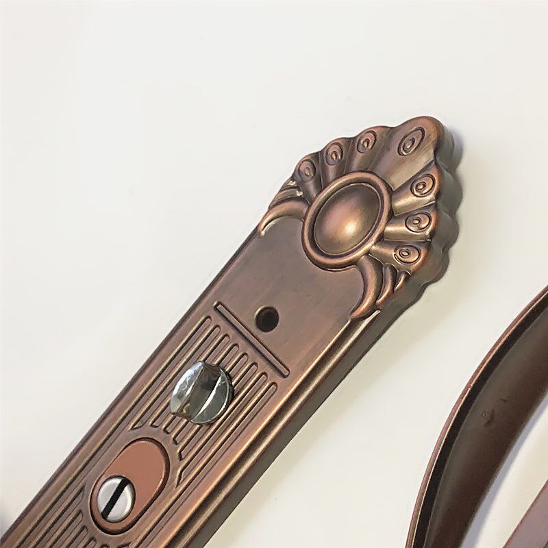 Door lock handle universal handle thickened Home pull handle aluminum alloy security door European-style lock security door