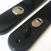Anti-theft door lock thickened large door handle black handle universal lock accessories entry door handle double Open Door Lock