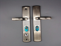 Anti-theft door lock black gold handle lock aluminum alloy door lock handle one hand panel standard hole distance