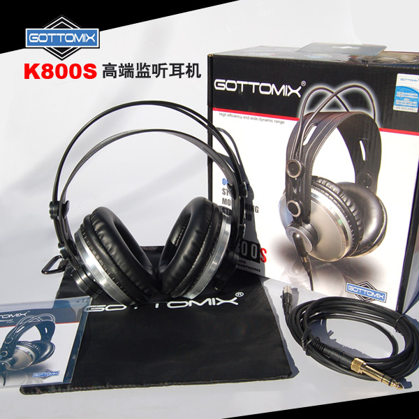 Gottomix K800S high-end fully sealed and closed soundproof listening headphone computer headphones