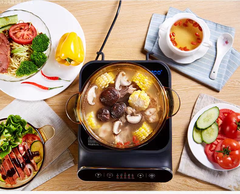 bếp kangaroo Bếp điện từ Đức nhập khẩu công nghệ, xào không chọn nồi đun lửa, nồi chống cảm ứng gia đình, không bức xạ, bếp gốm điện bếp từ cata