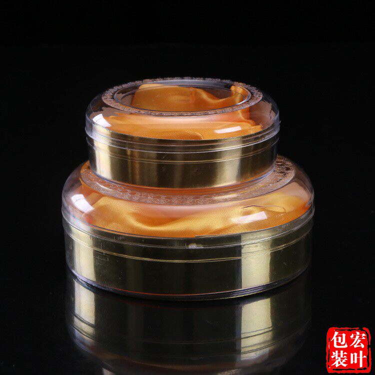Supply General packaging gift box Health products Yannest Caterpillar Fungus Sea Cucumber Round Lace Acrylic Inner Box