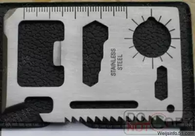 Multifunctional military knife card 11 function military knife card tool card Guangdong boutique