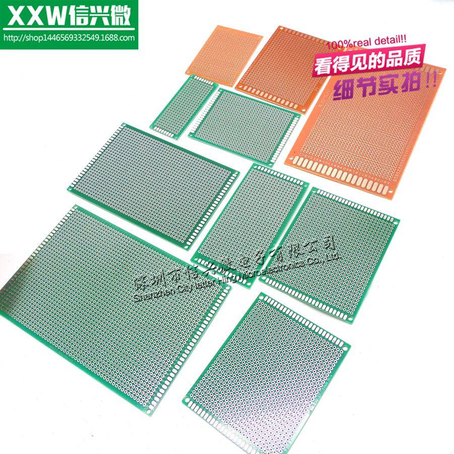 Experimental plate 2 54MM pitch hole plate electric wood single-sided spray Sivan with plate thickness 1 6MM