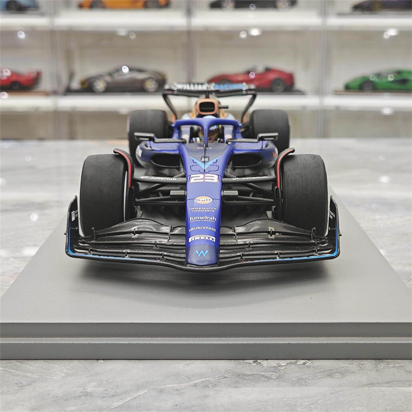 F1模型 1:18比例F1赛车模型，阿尔本23号车手限量收藏_火车_淘宝游戏网