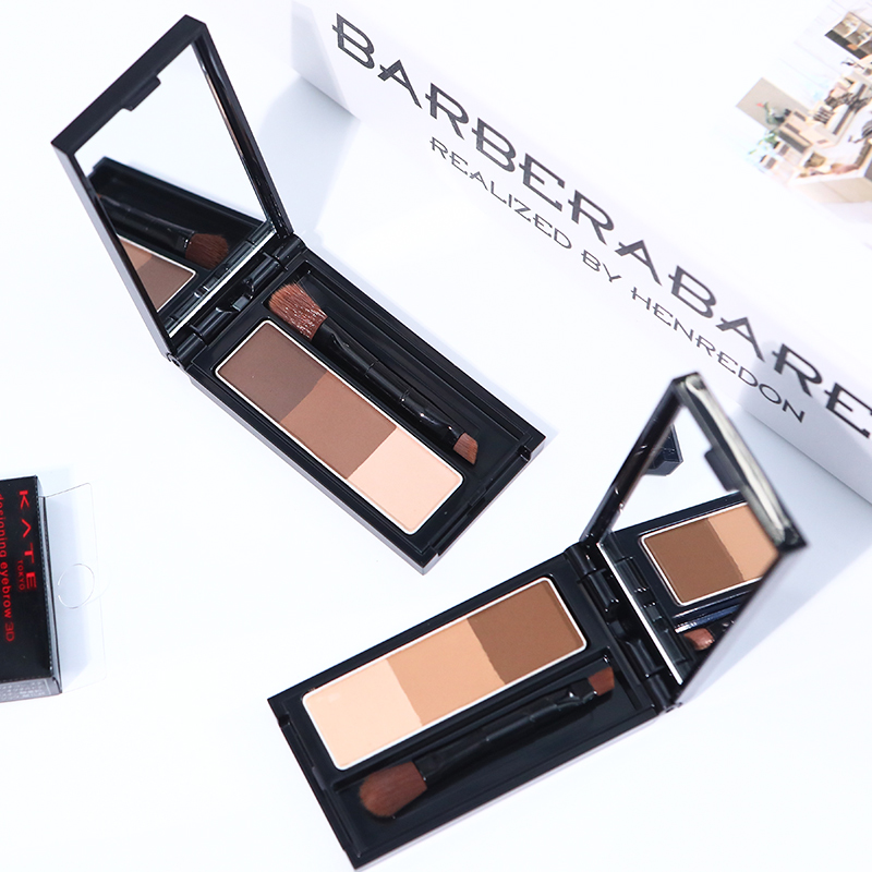Big C home Japan KATE Kaiting natural shape three-color three-dimensional eyebrow powder waterproof and sweat-proof natural lock color does not smudge