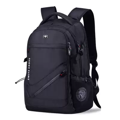 Swiss Sergeant knife backpack men's large capacity College student bag travel computer bag light Business Men's backpack