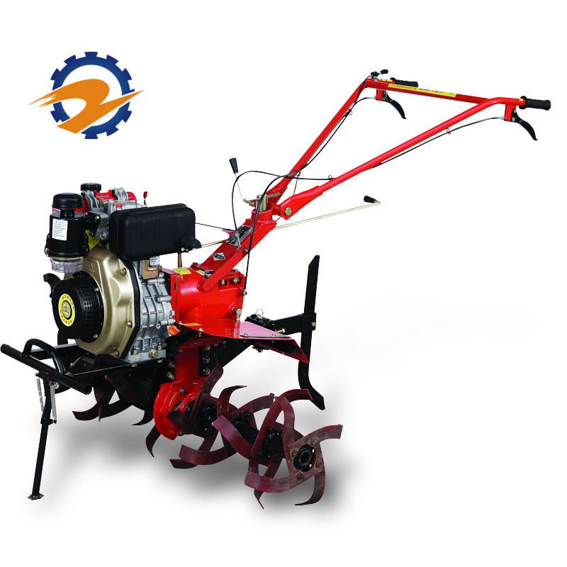 Haidao mini cultivator 9 horsepower diesel ripper Rotary cultivator Mini cultivator Trencher Pastoral management machine