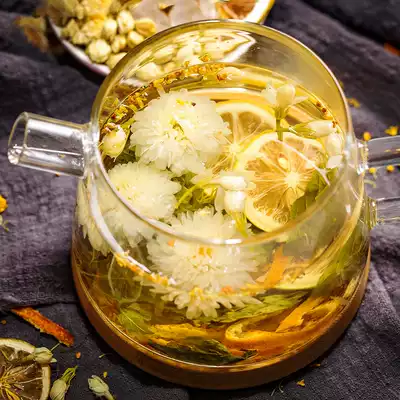 Fresh breath tea lemon slices chrysanthemum Jasmine sweet-scented osmanthus tea to remove halitosis 300g boxed