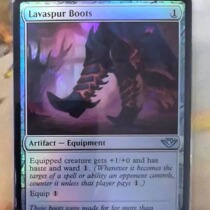 Magic: The Gathering Light and Thunder Station OTJ Melting Thorn Boots Lavaspur Boots English Simplified Chinese Flash Silver