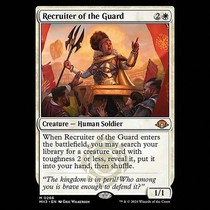 Magic: The Gathering Modern Horizons 3 MH3 Recruiter of the Guard Chinese and English