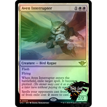 Magic: The Gathering Light Thunder Station OTJ Aven Interrupter English Japanese and Indian flat flash