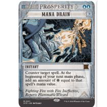 Magic: The Gathering Light and Thunder Station OTP Mana Drain Chinese and English Japanese-printed number Waiping