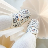 0-6-12 месяцев 1-летняя детская детская обувь, носки из хлопчатобумажной обуви, новые студенты, мягкая база, осенняя и зимняя теплая, утолщенная и бархатная 9