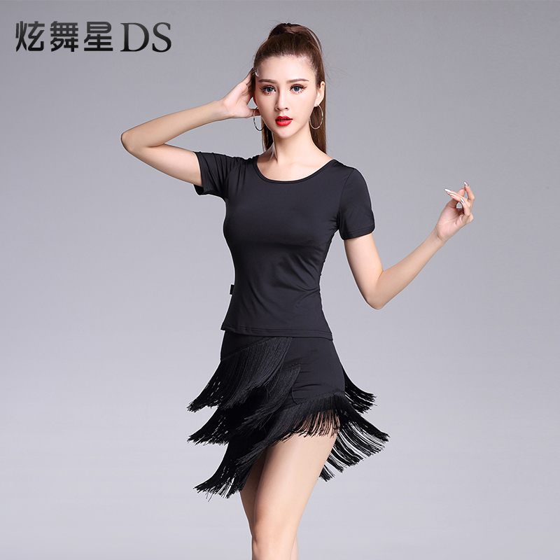 Latin Dance Dresses New Suit Adult Sexy Streaming Su Skirt Dance Costumes Expatina Costumes Expatina Costumes 2 sets