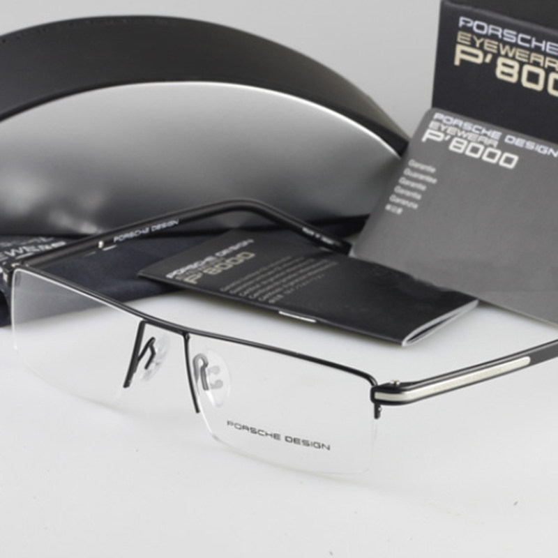 Baoshijie full frame framed glasses Eye frame myopia ultra-light Danyang Titanium alloy half frame men's glasses frame