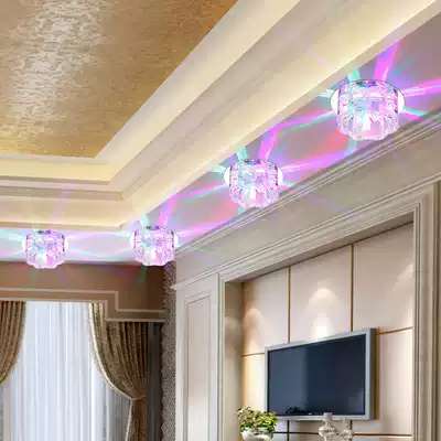 Aisle lights corridor porch lights Hall lights led 3w ceiling lights Crystal spotlights downlight living room cow cat eye lights