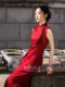 Miss quatrième soie nouveau Style chinois rouge Cheongsam Toast porter haut de gamme mariée mariage robe de fiançailles retour maison tenue décontracté