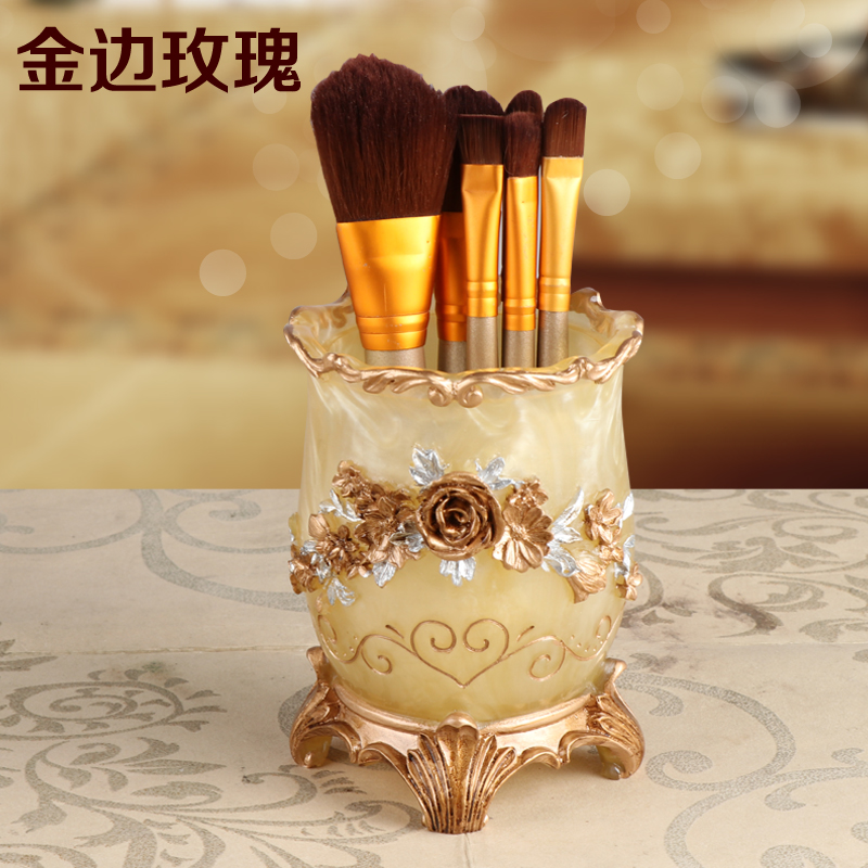 European high-grade resin makeup brush receives Korean creative gifts fashion decoration pen collection pen