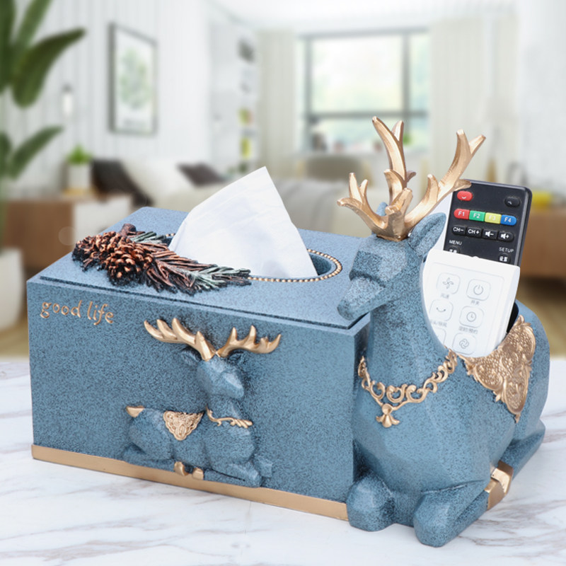 Nordic Ins Paper Towel Box Living Room Light Lavish Creativity American Home Napkins Toilet Paper Toilet Paper Box Remote Control Containing Box