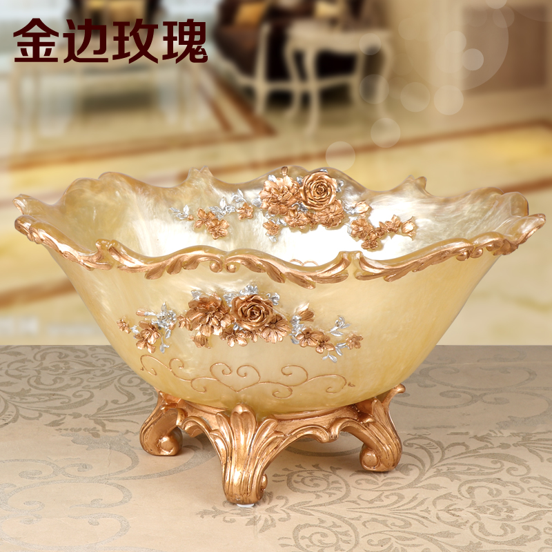 European fruit plate set Large fruit plate Creative living room Home American fruit plate Wedding candy bowl Candy bowl