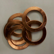Red copper gasket 34 * 48 * 1 5 34 * 48 * 2 34 * 48 * 3 Pressure gauge special mat marine gasket resistant to high pressure