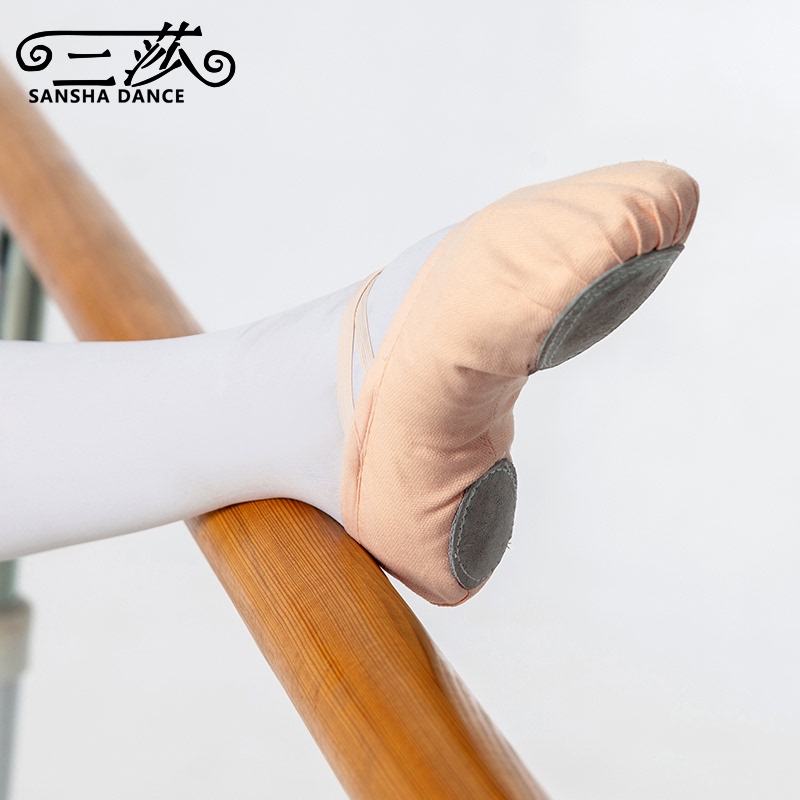 Sansha Children's and Adult Dance Shoes, Soft-Soled Cat Claw Shoes, Ballet Shoes, Dance Shoes, Women's Pointe Shoes, Practice Shoes, Camel Color