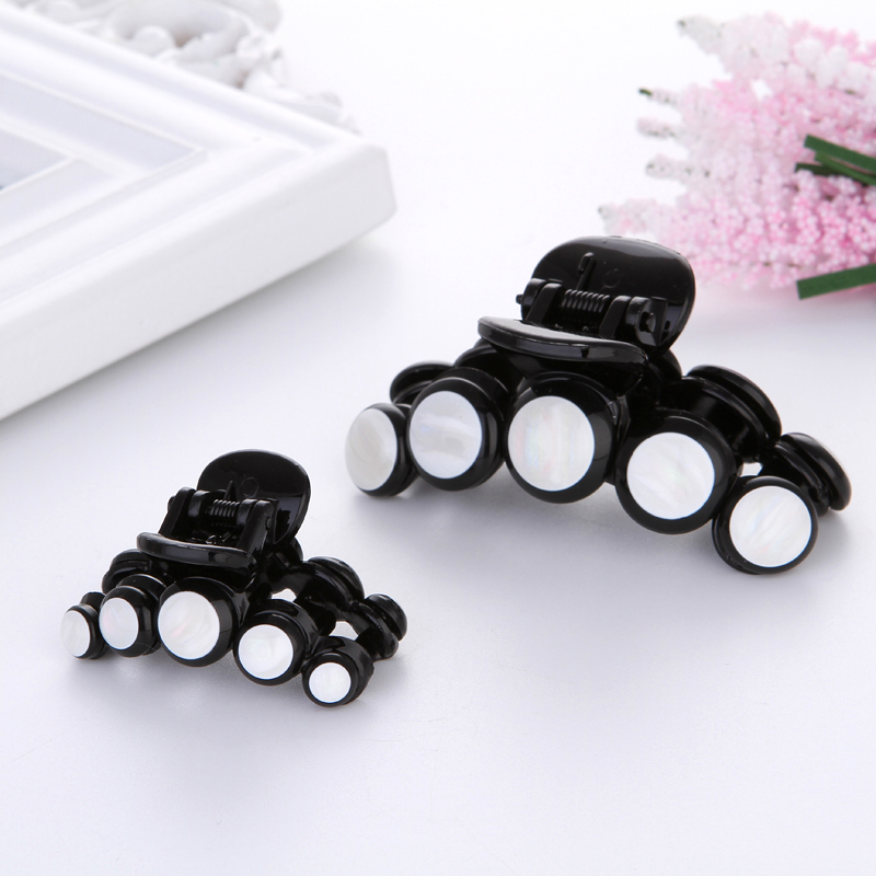 Hàn Quốc chuối clip dọc clip kiểu tóc đuôi ngựa kẹp tóc Hàn Quốc phiên bản của vương miện tóc phụ kiện dọc thẻ trượt kích thước nhỏ lớn