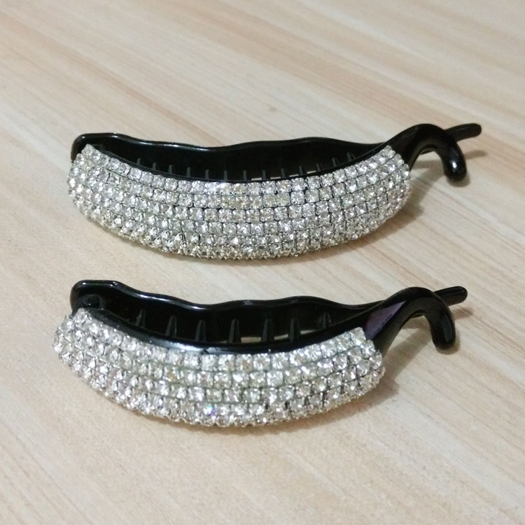 Hàn quốc đồ trang sức đầu đầy đủ rhinestone dài tóc chuck tóc twist clip Hàn Quốc phiên bản của đuôi ngựa khóa chuối clip lớn bắt clip tóc phụ kiện