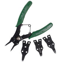 wynn’s multi-function of four-in-one 7-inch snap ring pliers Circlip pliers ka huan qian inside and outside support outside the straight inside and outside Bend card