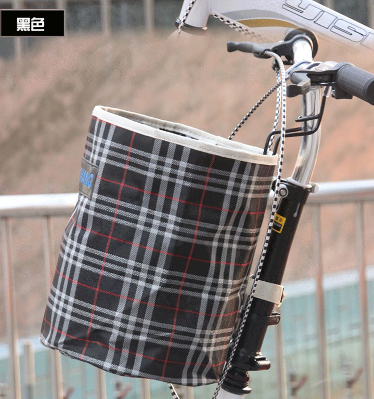 Panier pour vélo en toile - Ref 2257150 Image 4