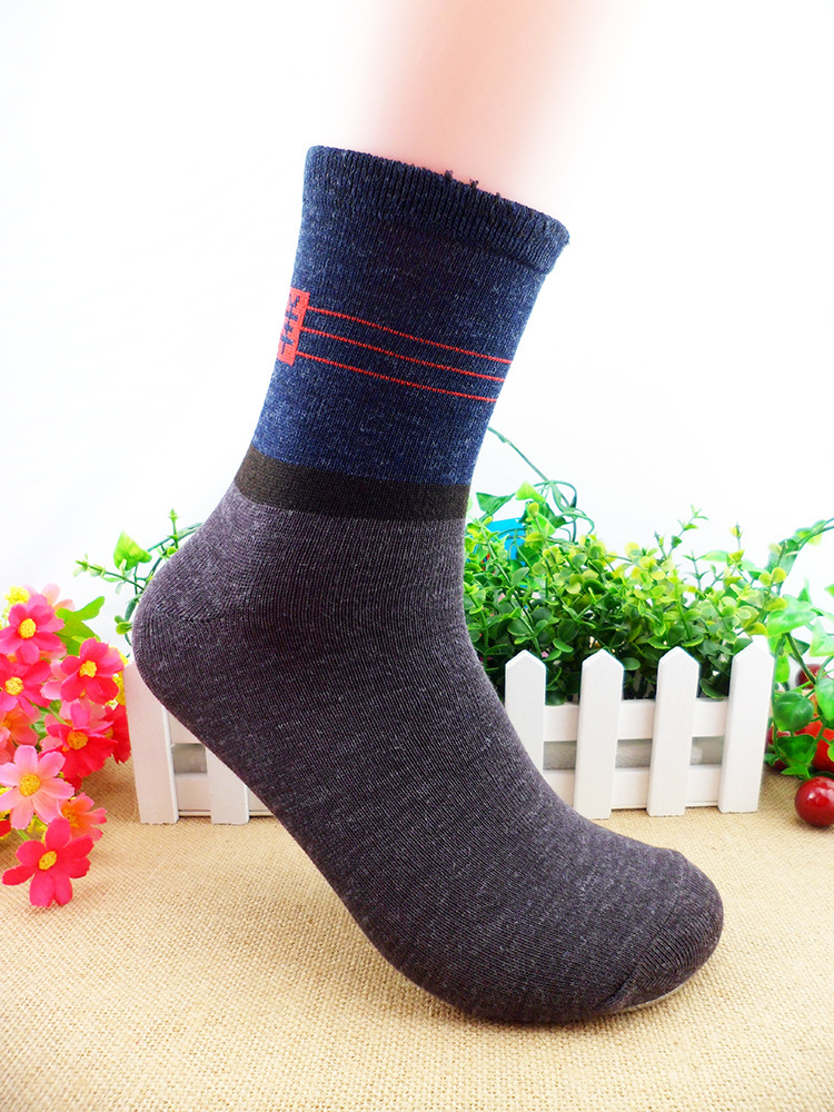 Trong ống dày nam và nữ vớ mùa đông vớ cotton nhà máy trực tiếp giá rẻ giả len dài vớ nam thỏ len A quần vớ