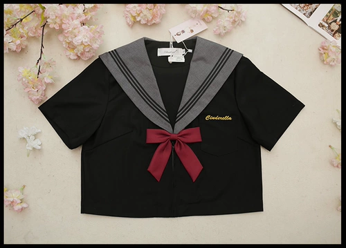 Cindela/Zhuzhu Home Original Jk Sailor Suit Xiafu с короткими рукавами в стиле колледжа тонкий и белый