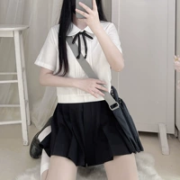 Рубашка, черная юбка, 42см