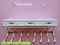 Clothing store display stand on the wall side hanging womens mens clothing childrens clothing Wall clothes shelf display rack