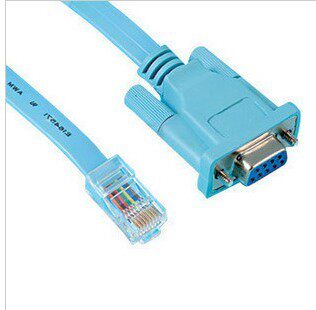 cisco systems Cisco console configuration line RJ45-serial RJ45 to 9-pin serial line