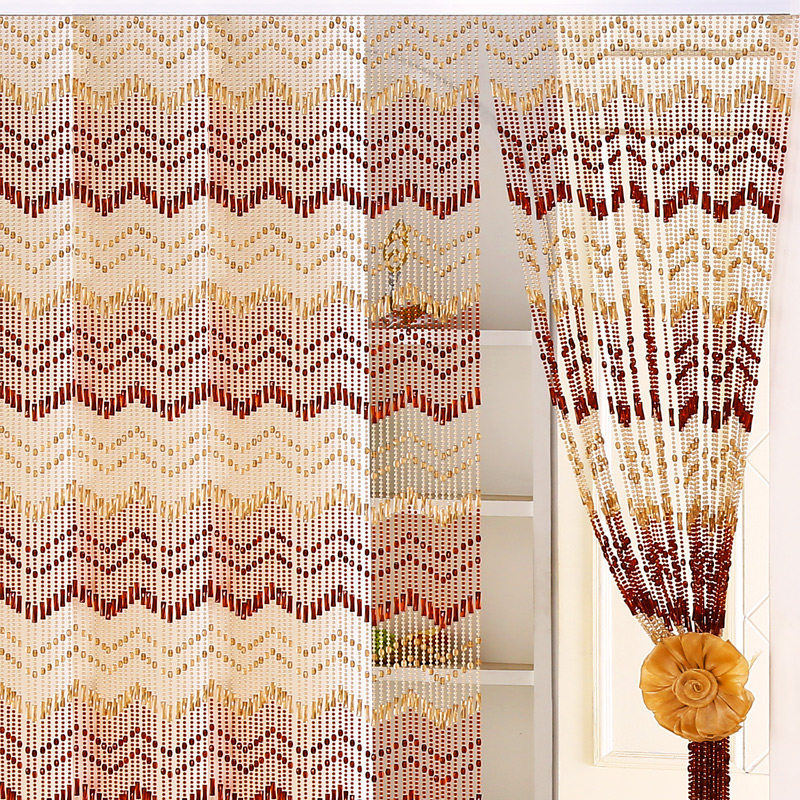 Partition Pendant Curtain Door Curtain Free of punch New bead Curtain Bedroom Beads Decoration Fairy gasification makeup Room doorway hanging curtain string beads
