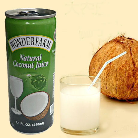 Original Clothing Imported Large Farmstead Coconut Juice Cool Gansweet 240ml 36 Bottle Composition