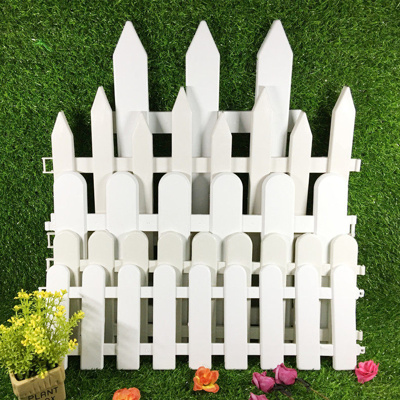 Plastic fence fence Courtyard White Inserts fence Decorative Garden Flowers Altar Kindergarten Jerky Fence Small Fence