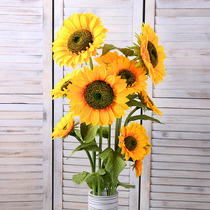 Simulation of sunflower sunflowers fake flowers living room bedroom floor high branches flowers interior decorative flowers