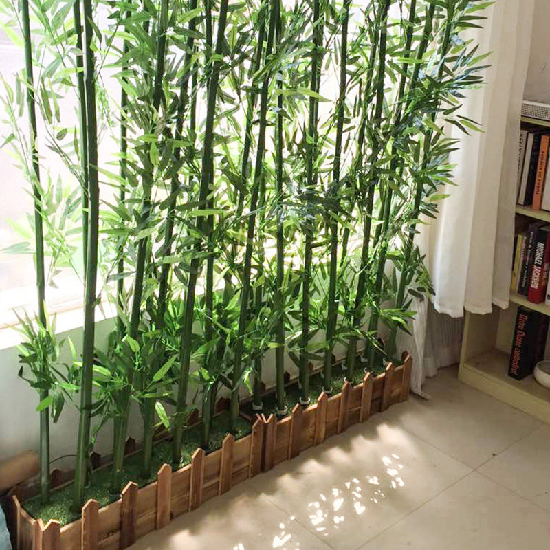 Emulated bamboo fake bamboo decoration environmentally friendly coating encrypted build-in-room compartment window screen decoration