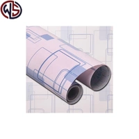 Розовая синяя геометрия