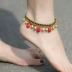 Vòng chân nữ chuông gió quốc gia Ấn Độ Nepal Thái Lan dệt tay dây đỏ vòng cổ boho lắc chân vàng tây Vòng chân