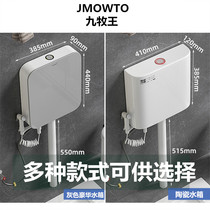 Household ceramic flush tank squat pit set toilet public toilet large-dumped toilet ultra-thin wall type